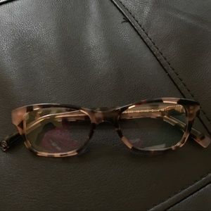 Warby Parker glasses Sims in petal tortoise